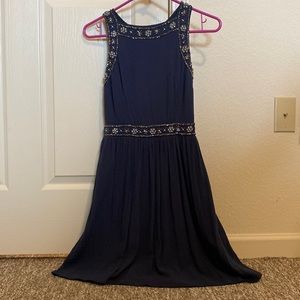 Dark Navy dress with gems